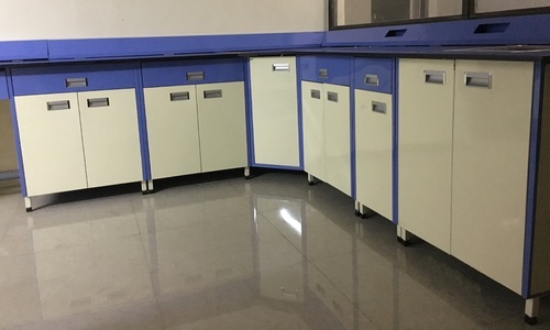 Laboratory storage cupboards
